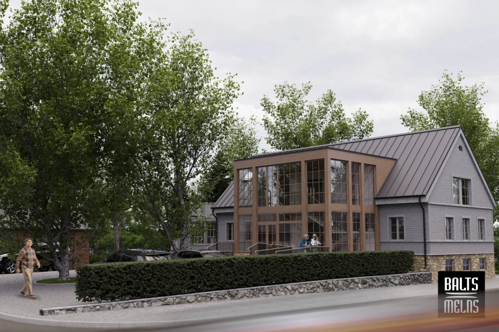 Lielā iela 58, Grobiņa, Dienas aprūpes centra vizualizācija dienā